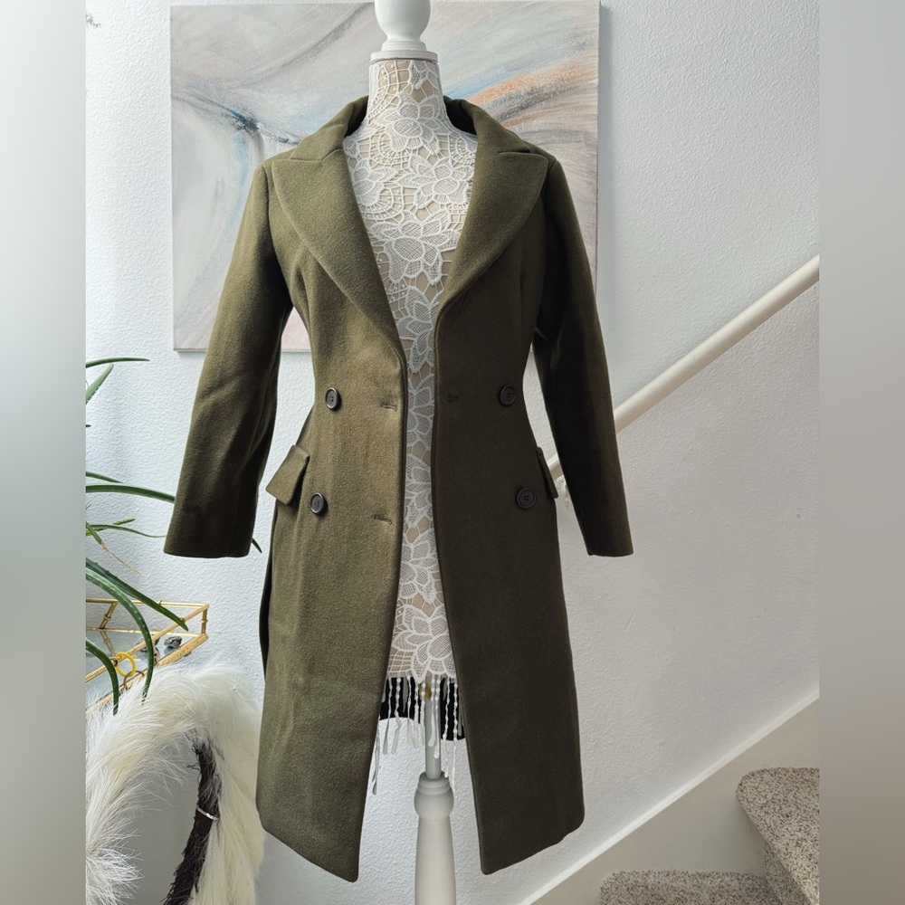 Authentic Prada Runway Style Wool Coat View 5